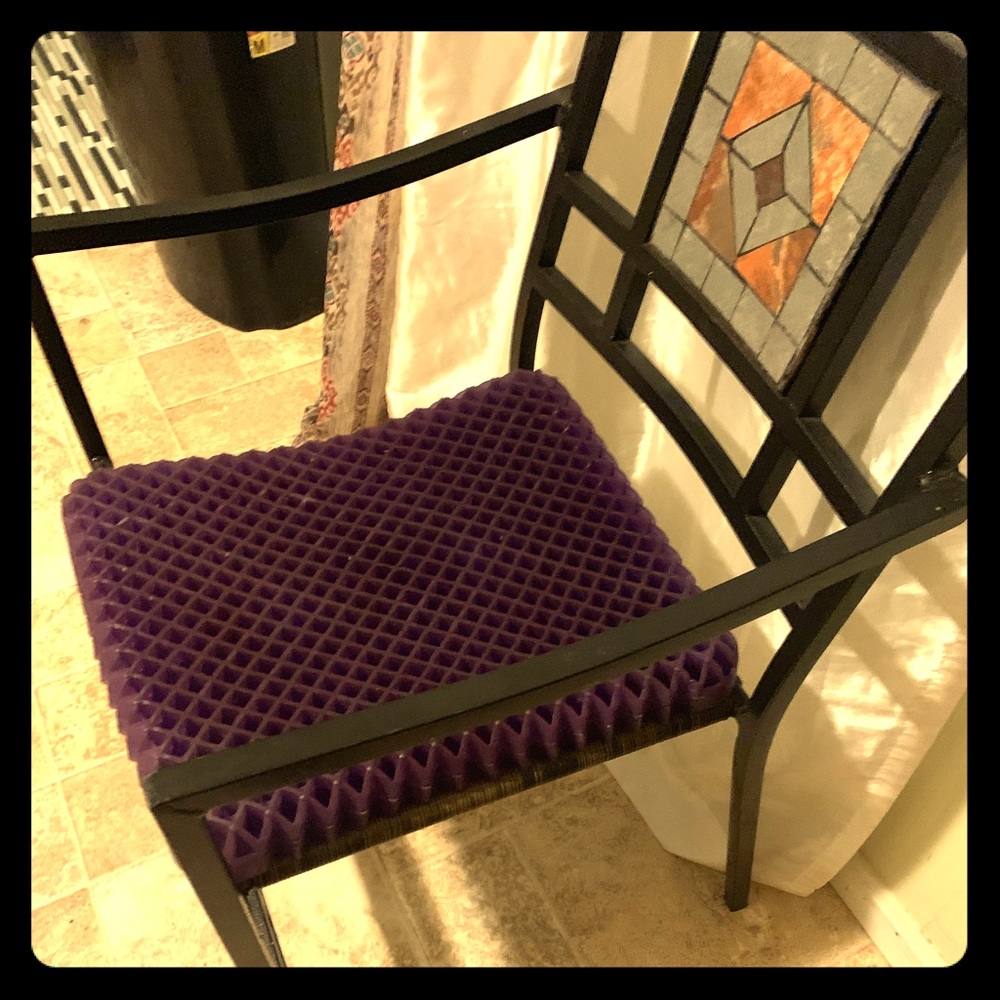 Purple cushion